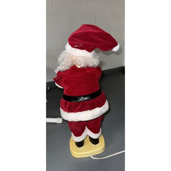 Vintage Matrix Christmas Motionette Santa Claus Doll Electric Lights 1992 Works - Picture 2 of 4